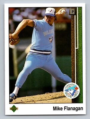 Mike Flanagan 1989 Upper Deck #385 Toronto Blue Jays - Image 1 of 2