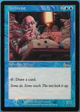 Archivist FOIL Urza's Legacy HEAVILY PLD Blue Rare CARD (216123) ABUGames