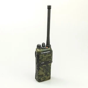 Motorola Camouflage GP340 VHF 16-kanałowy radio ręczne z nowym akumulatorem NiMh - Zdjęcie 1 z 1