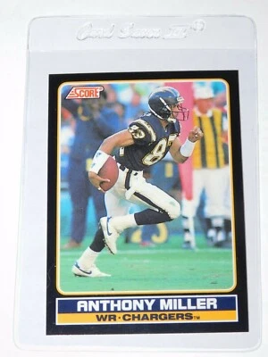 1990 SCORE NFL YOUNG SUPERSTARS ANTHONY MILLER CARD #35 (Near Mint) - Image 1 of 2
