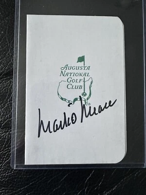 Mark O’Meara  Signed JSA Autographed Masters Augusta National Scorecard #5 - Image 1 of 4