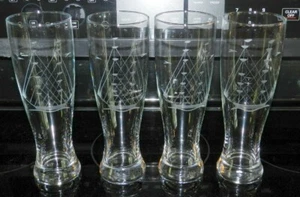 4 Princess House Clipper Schiff Pils Biergläser Becher - Bild 1 von 3