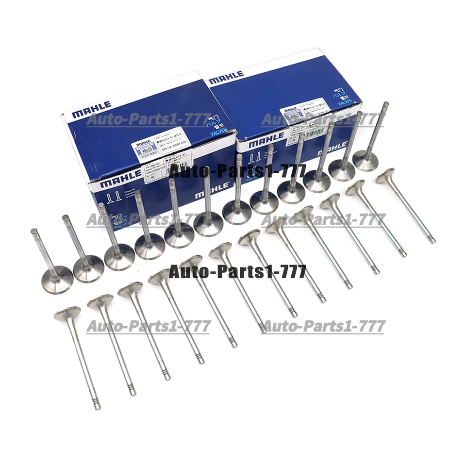 MAHLE 24X Engine Intake & Exhaust Valves Set Ø6mm For VW Touareg Audi A4 A6 - Image 1 of 3