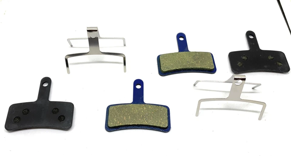 2 Pares Pastillas Freno Bicicleta Resina Orgánica para Tektro Dorado, HD-E710, Clarks Vx863c Foto 1 de 4