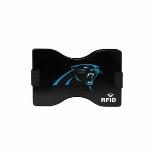NEW Carolina Panthers Football League Licensed Clip-On RFID Blocking Wallet - Picture 1 of 3