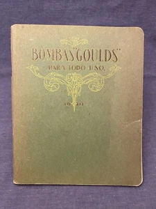 1901 Goulds Manufacturing Co catálogo español bombas para todo USO raro - Imagen 1 de 12