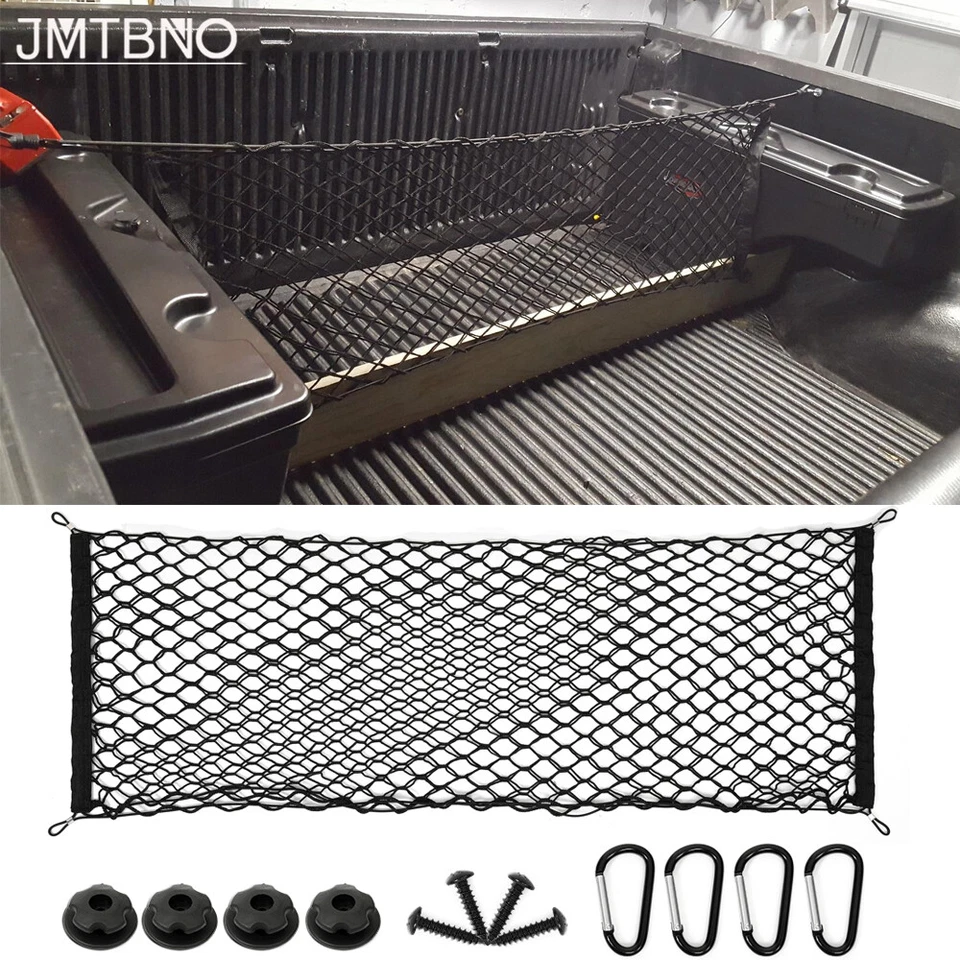 Red de carga de malla estilo sobre maletero trasero para camioneta Ford F-150 F-250 Foto 1 de 4