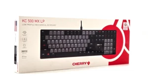 A lot of 10: Iluminated Cherry Low Profile Mechanical Wired Keyboard KC 500 MX - Picture 1 of 8