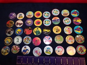 POGS ASSORTED LOT OF 40 MILATARY AIRFORCE & CARS & MORE - Picture 1 of 5