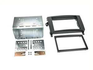 RADIO STEREO FACIA FASCIA CT23VW02 FOR VOLKSWAGEN CRAFTER DOUBLE DIN BLACK CAGE - Picture 1 of 1