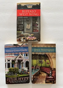 JULIE HYZY 3 Cozy Mysteries PB Manor House Series and White House Chef Series - Picture 1 of 1
