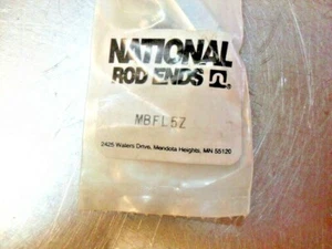 qty 2 - National Rod Ends MBFL5Z Female Left Hand 5/16 Bore New Free Ship - Picture 1 of 4