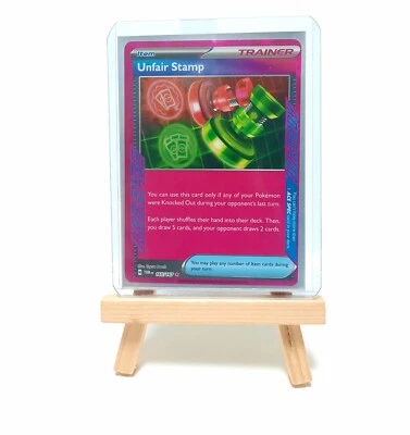 Pokemon Unfair Stamp 165 Near Mint ACE Rare Twilight Masquerade EN - Bild 1 von 3