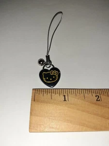 NEW Hello Kitty With Bell Metal Phone Charm Cell Phone Charm Keychain Lanyard US - Picture 1 of 9