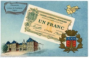 Gutschein Für Ein Franc. Schlafgemach Commerce Du Tarn-Et-Garonne. Montauban. 82 - Picture 1 of 2