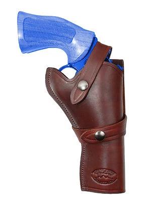 NUEVA Funda para Pistola Barsony Cuero Borgoña Estilo Occidental para Revólveres Ruger 4" Foto 1 de 4