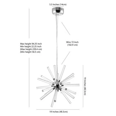 Safavieh GEMA COLGANTE LED, Precio Reducido 2172654014 PND4103A Foto 1 de 4