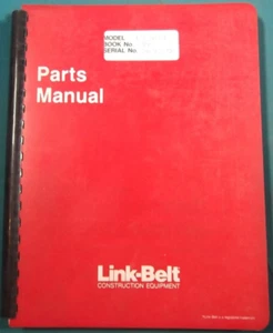 LINK BELT LS-7400A EXCAVATOR PARTS MANUAL BOOK CATALOG - Picture 1 of 5