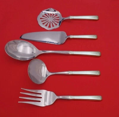 Craftsman by Towle Sterling Silver Thanksgiving Serving Set 5pc HH WS Custom - Image 1 of 2
