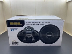 Sound Storm Lab SSL SS12 800W Max 12" 4 ohm Single Subwoofer - Picture 1 of 7