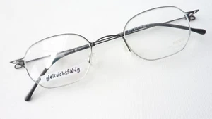 Gafas ligeras montura metálica borde fino negro para alérgicos talla M - Imagen 1 de 4