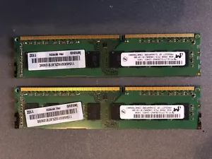 Micron 8GB (2x4GB) DDR3 2RX8 PC3-10600U-9-10-B0 MEMORY RAM MT16JTF51264AZ-1G4D1 - Picture 1 of 1