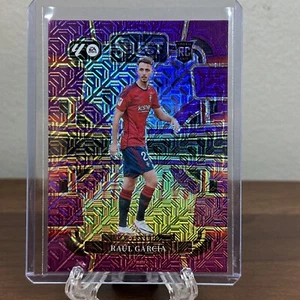 2023-24 Select La Liga Raul Garcia Terrace Purple Mojo Prizm Rookie RC - Picture 1 of 6