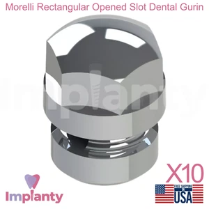 10x Morelli Rectangular Ranura Abierta Dental Gurin Acero Inoxidable Herramienta de Odontología - Imagen 1 de 5