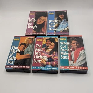 Lot Dr. James C. Dobson Life on the Edge Safe Sex VHS - Picture 1 of 6