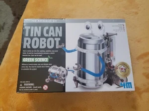 Tin Can Robot KIT PROJECT NEW SEALED FUN Mechanics Kit Green Science - Picture 1 of 4