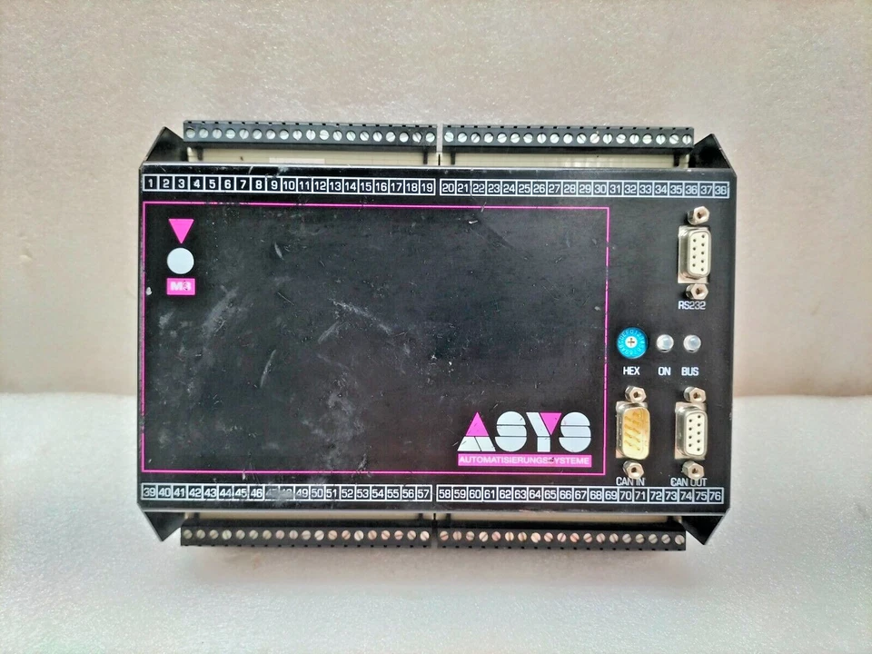 ELREST 10803036 ASYS CAN/M3/CPU167E/V1.51 DCE-4V LINEAR SERVO DRIVE - Image 1 of 4