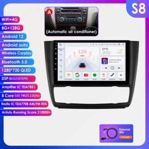 Android 13 For BMW 1 Series E88 E82 E81 E87 8+128GB Car Stereo Radio Carplay GPS - Picture 1 of 21