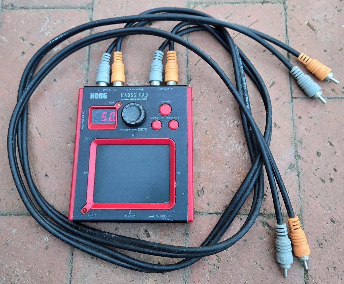 KORG mini-KP KAOSS PAD Mini Dynamic Effect Synthesizer Red MINT