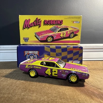 Marty Robbin’s 1974 Dodge Charger 1 of 6000 1 24 Diecast Action Racing NASCAR - Image 1 of 4
