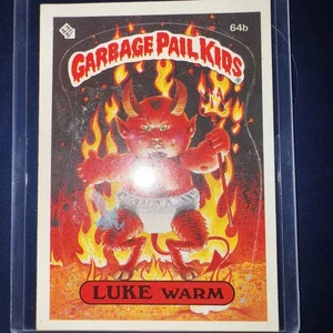 Topps Garbage Pail Kids 1985 GPK serie original 2 OS2 Luke Warm 64b - Imagen 1 de 2