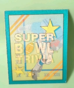 1990 Score Super Bowl Trivia Magic Motion Mini NFL Football Cards #23 - Picture 1 of 2