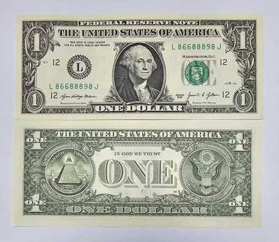 USA 1 USD Dollar 2001 L San Francisco Prefix P 549 NEW UNC Banknote - Image 1 of 2