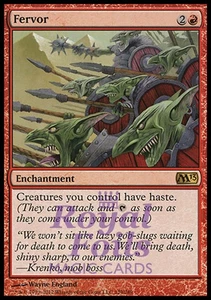 Fervor 1x FOIL MTG M13 Core Set Rare MINT red - Picture 1 of 1