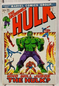 El Increíble Hulk #152 1972, Marvel Comics ¿Quién juzgará a Hulk? - Imagen 1 de 9