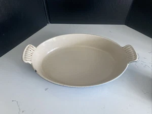 Cazuela panadero vintage Le Creuset azul esmaltado hierro fundido # 24 Au gratinado - Imagen 1 de 20