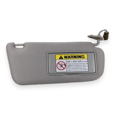 2001-2004 Hyundai Santa Fe Passenger Right Side Sun Visor Lighted Gray - Image 1 of 4