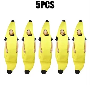 5pc Unisex Kid's Yellow Banana Outfit Children Lightweight & Comfy Costume - Picture 1 of 3