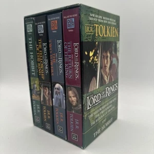 2001 J.R.R. Tolkien Lord Of The Rings Trilogy and The Hobbit Del Rey Box Set - Bild 1 von 15