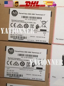 2022 New Sealed Allen Bradley 2711R-T4T Ser B PanelView 800 4-inch HMI Terminal - Picture 1 of 1