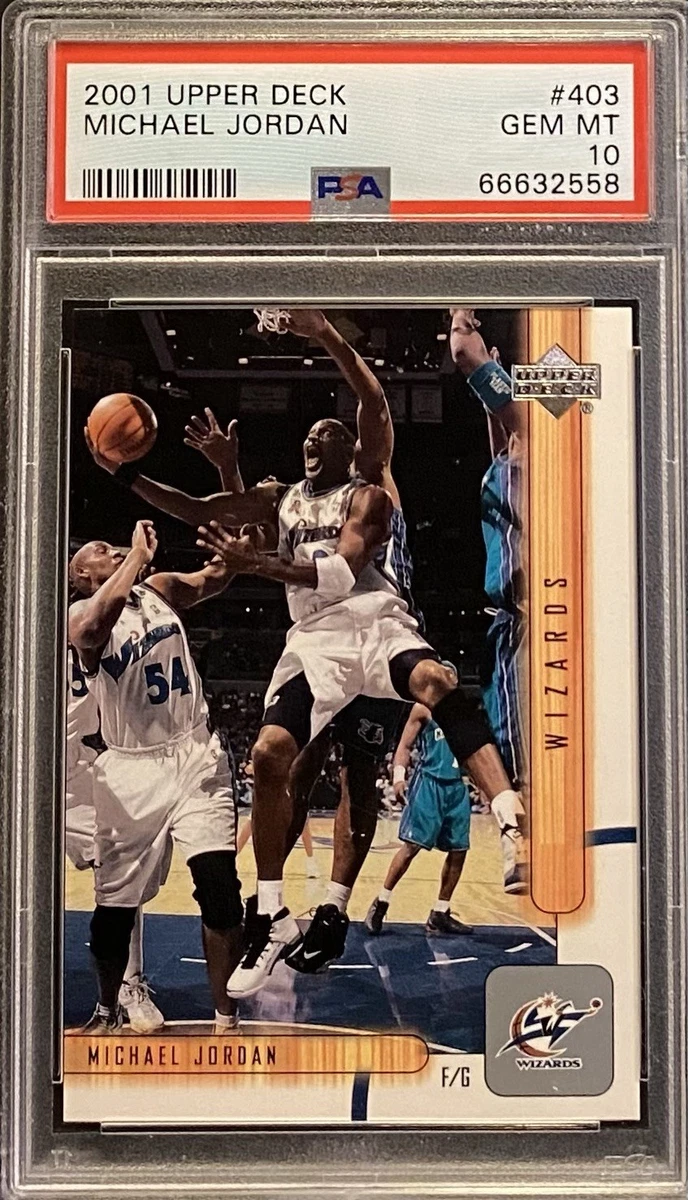 Michael Jordan 10 Graded Basketball Trading Cards & Accessories