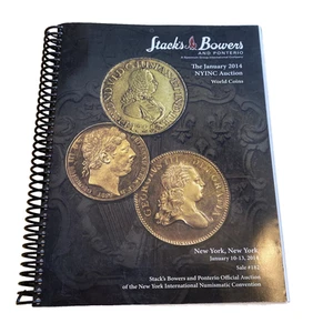 CATÁLOGO SUBASTA LIBRO MONEDAS EE. UU. ENERO 2014 STACK'S BOWERS MONEDAS DEL MUNDO SUBASTA NYINC - Imagen 1 de 5