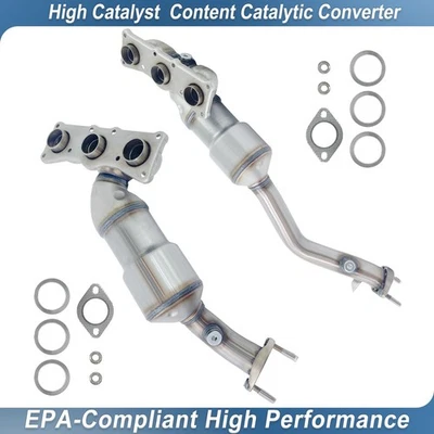 2x Catalytic Converter For BMW 525I/525XI/530I/530XI 2006-2007 3.0L Left&Right - Image 1 of 4