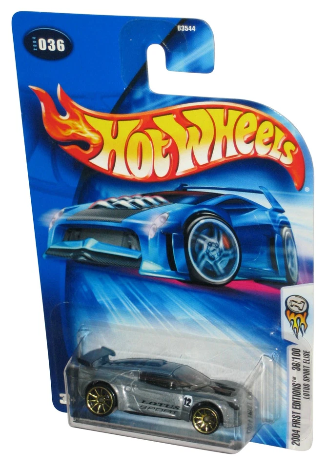Hot Wheels 2004 First Editions 36/100 (2004) Silver Zamac Lotus Sport Elise Car  - Image 1 of 1