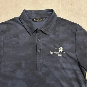 Travis Mathew SPYGLASS HILL Golf Course Blue Tie Dye Polo Shirt Men’s S - Picture 1 of 6