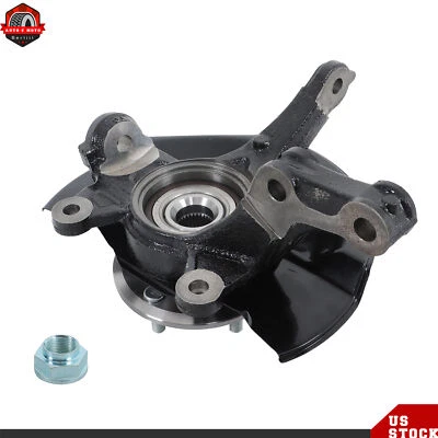 Junta de direção e conjunto de rolamento de cubo de roda dianteiro LH para 07-09 Honda CR-V 2.4L - Imagem 1 de 4